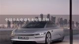 中国十大电动车充电器品牌,中国十大电动车品牌