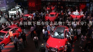 汽车：本田旗下都有什么品牌？怎样区分？有什么标志或字母？