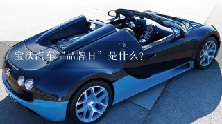 宝沃汽车“品牌日”是什么？