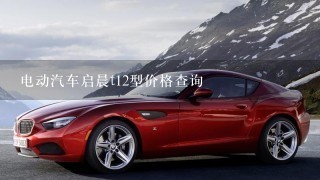 电动汽车启晨t12型价格查询