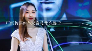 广汽传祺ga3s天窗是什么牌子