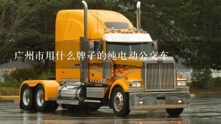 广州市用什么牌子的纯电动公交车