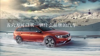 56万可以买1辆什么品牌的汽车